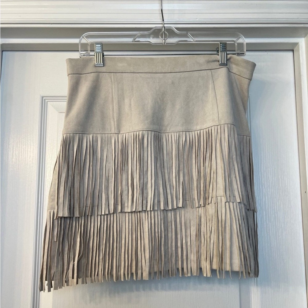 Altar’d State fringe mini skirt